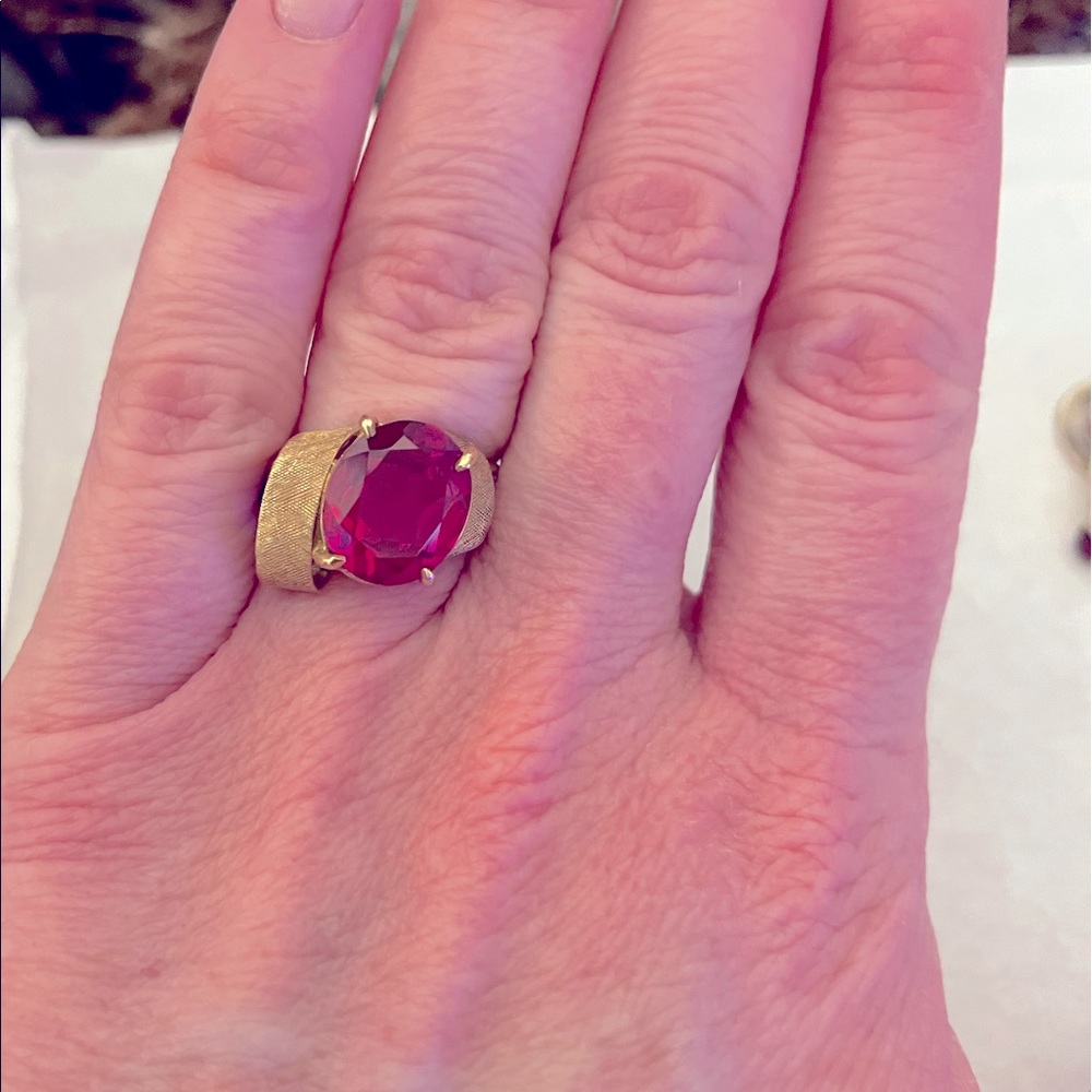 Garnet Ring Size 6
